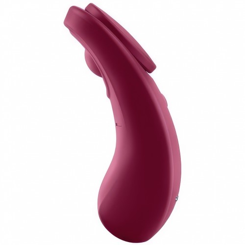 Клиторальный смарт-стимулятор для ношения бордовый Sexy Secret Satisfyer