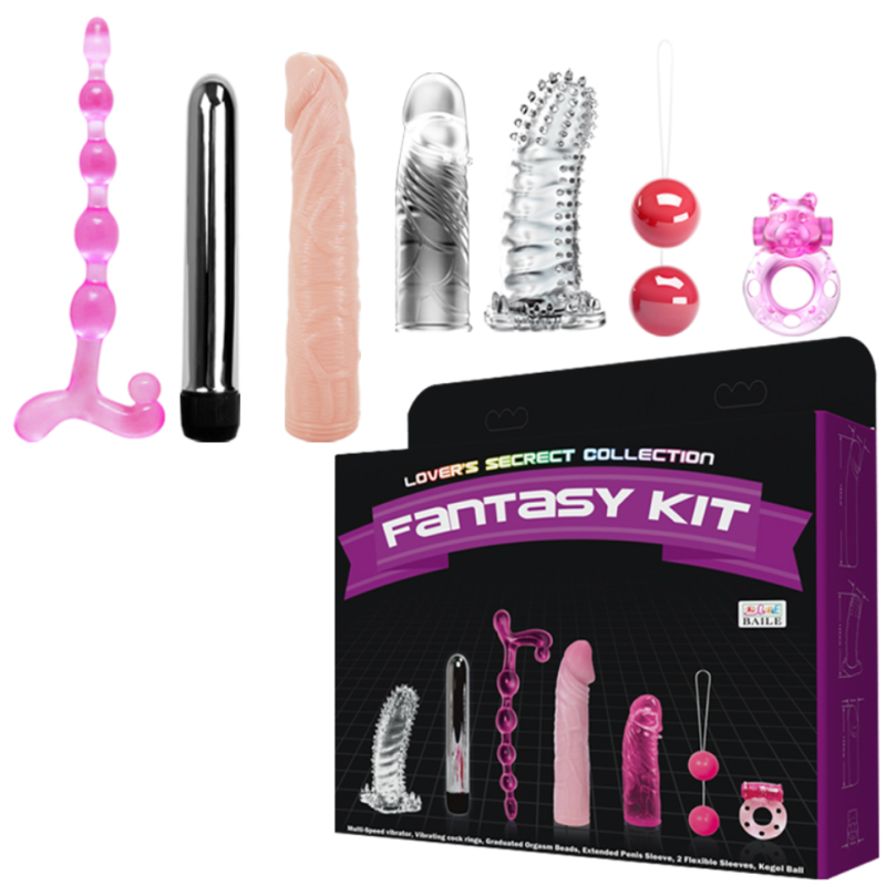 Набор для любовных игр Lover's Secret Collection Fantasy Kit (7 предметов) Baile