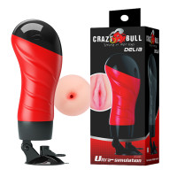 Реалистичный мастурбатор в колбе Crazy Bull Delia