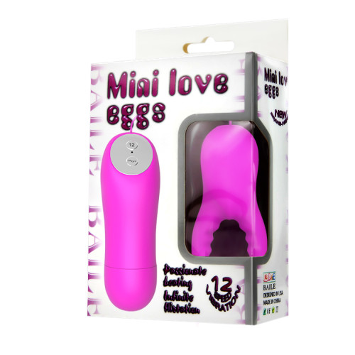 Виброяйцо необычной формы Baile Mini love eggs