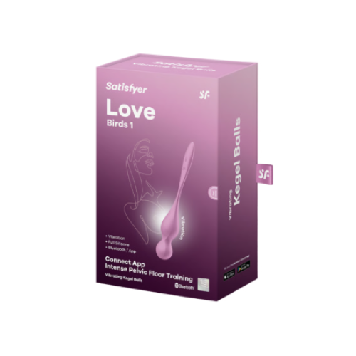 Виброшарики розовые Love Birds 1 Satisfyer