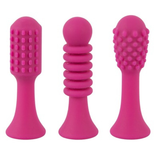 Клиторальный точечный вибратор с 3 насадками Smile Spot Vibrator