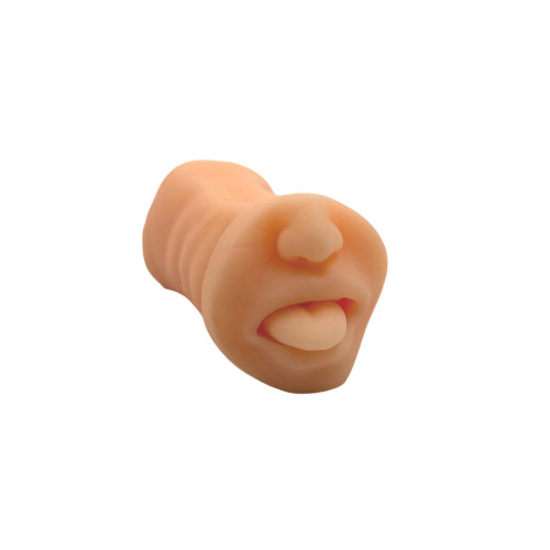 Реалистичный двусторонний мастурбатор Oral and Vaginal