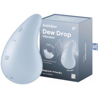 Клиторальный вибростимулятор голубой Dew Drop Satisfyer