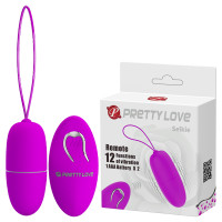 Виброяйцо с пультом Pretty Love Selkie