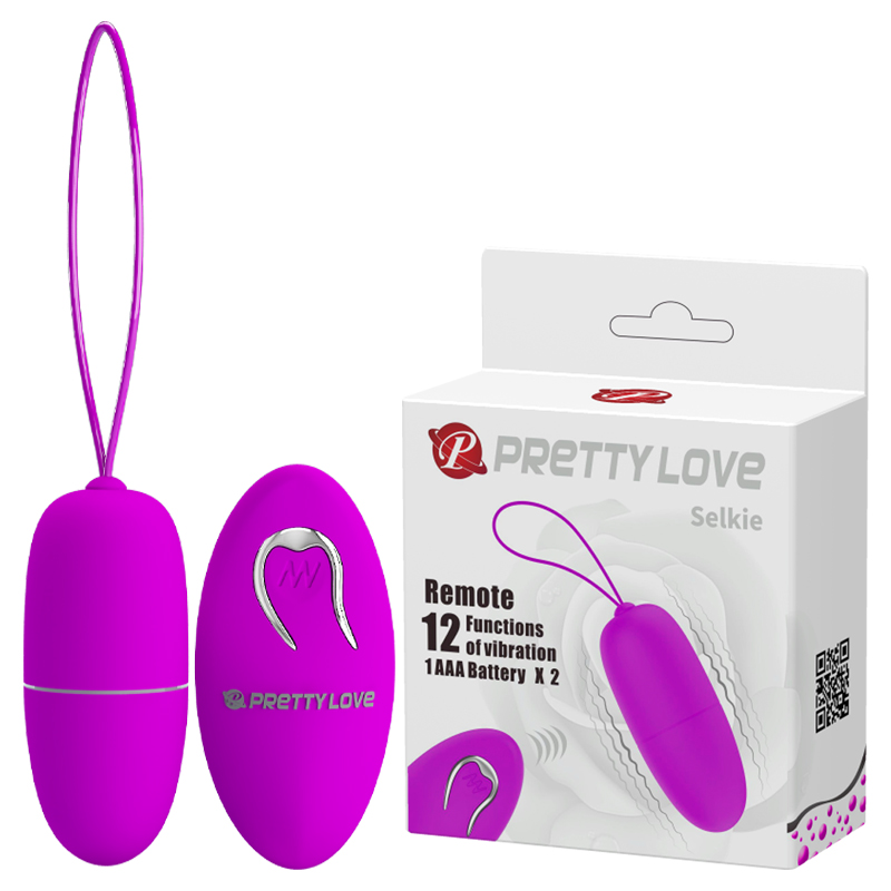 Виброяйцо с пультом Pretty Love Selkie