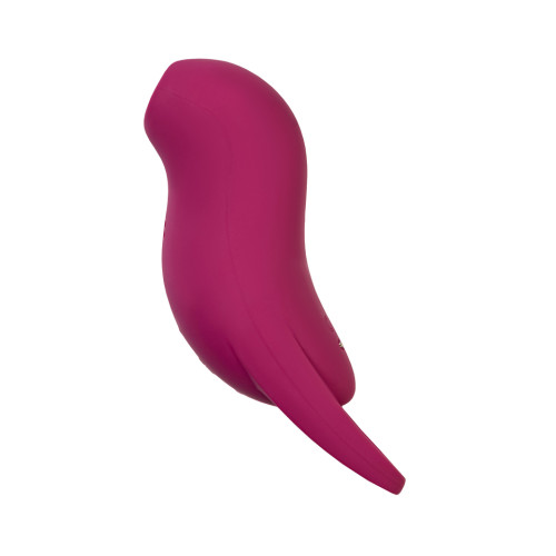 Вакуумно-волновой стимулятор клитора с вибрацией бордовый Pocket Pro 1 Satisfyer