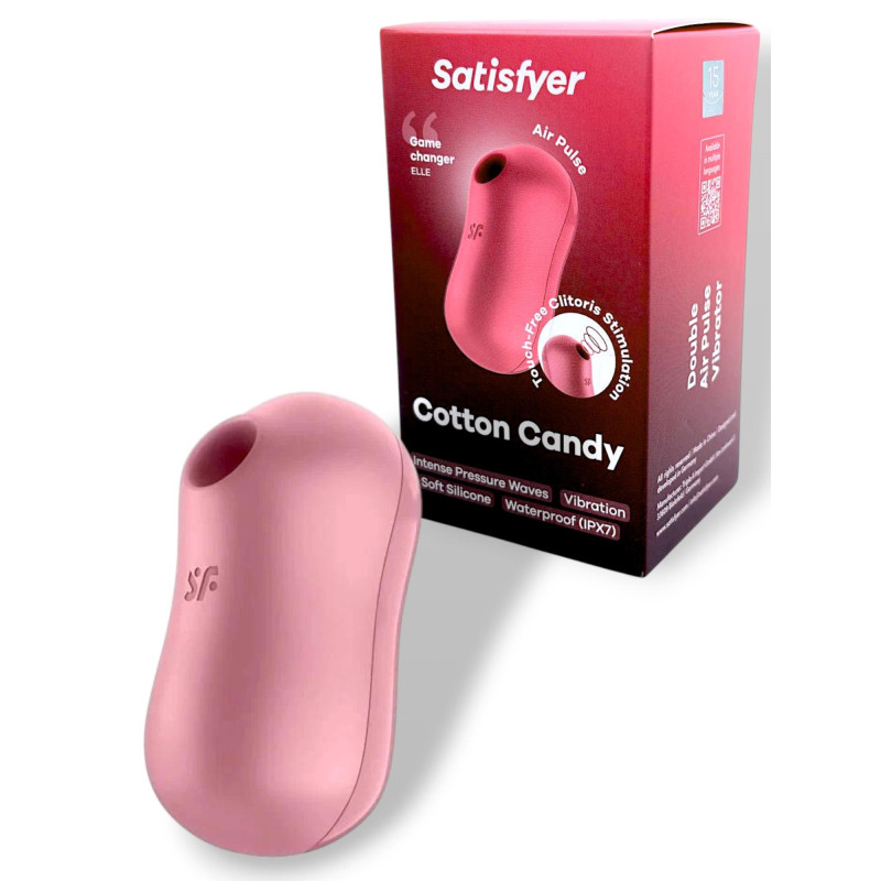 Вакуумно-волновой вибратор розовый Cotton Candy Satisfyer