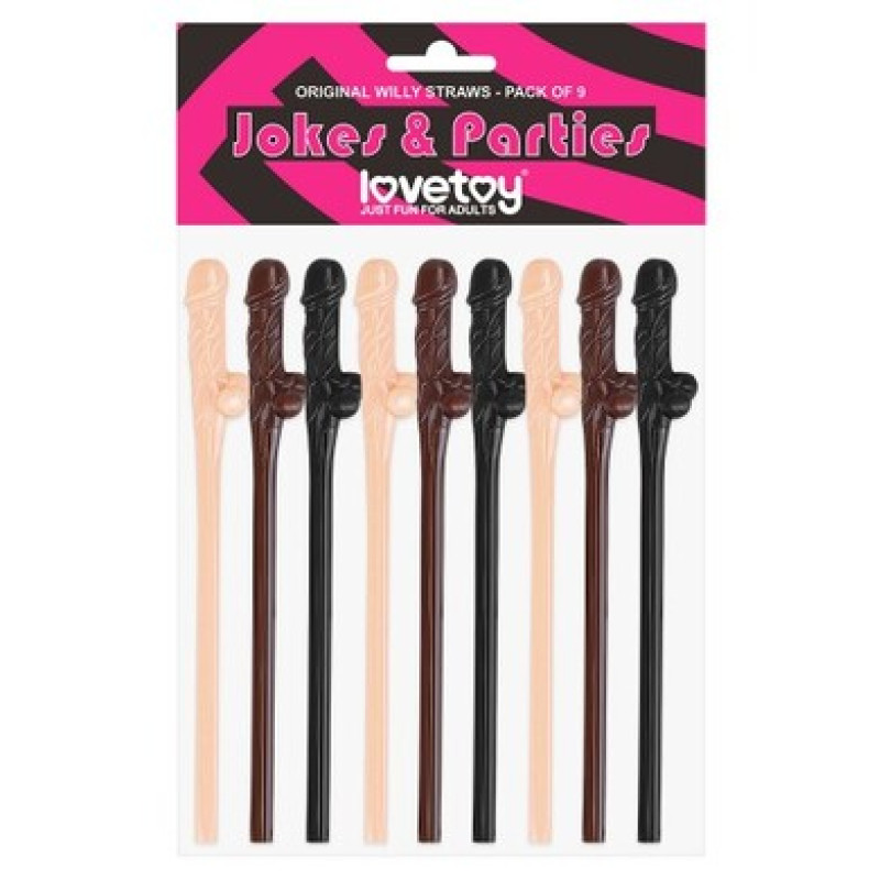 Набор трубочек для коктейлей Original Willy Straws