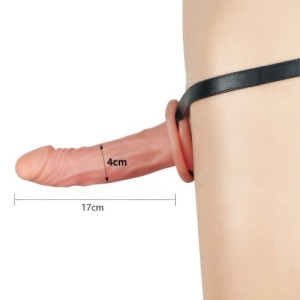 Фаллопротез Unisex Hollow Strap on (иной угол)