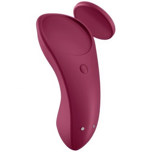 Клиторальный смарт-стимулятор для ношения бордовый Sexy Secret Satisfyer