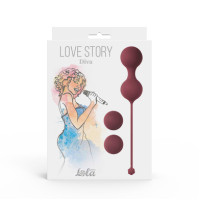 Набор красных вагинальных шариков Love Story Diva