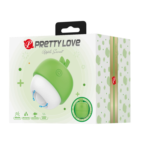 Клиторальный стимулятор Pretty Love Apple Secret Зеленый