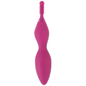 Клиторальный точечный вибратор с 3 насадками Smile Spot Vibrator (иной угол)