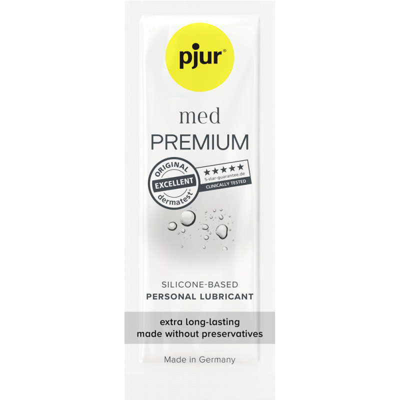 Гипоаллергенный силиконовый лубрикант pjur Med Premium glide (1,5 мл)