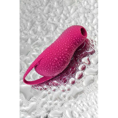 Вакуумно-волновой стимулятор клитора с вибрацией бордовый Pocket Pro 1 Satisfyer
