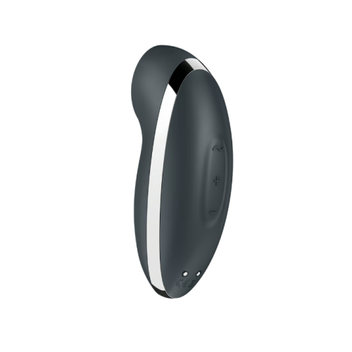 Клиторальный вибростимулятор с пульсацией серыйTap аnd Climax 2 Satisfyer