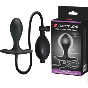 Надувной анальный плаг-стимулятор простаты Pretty Love Inflatable Anal Plug