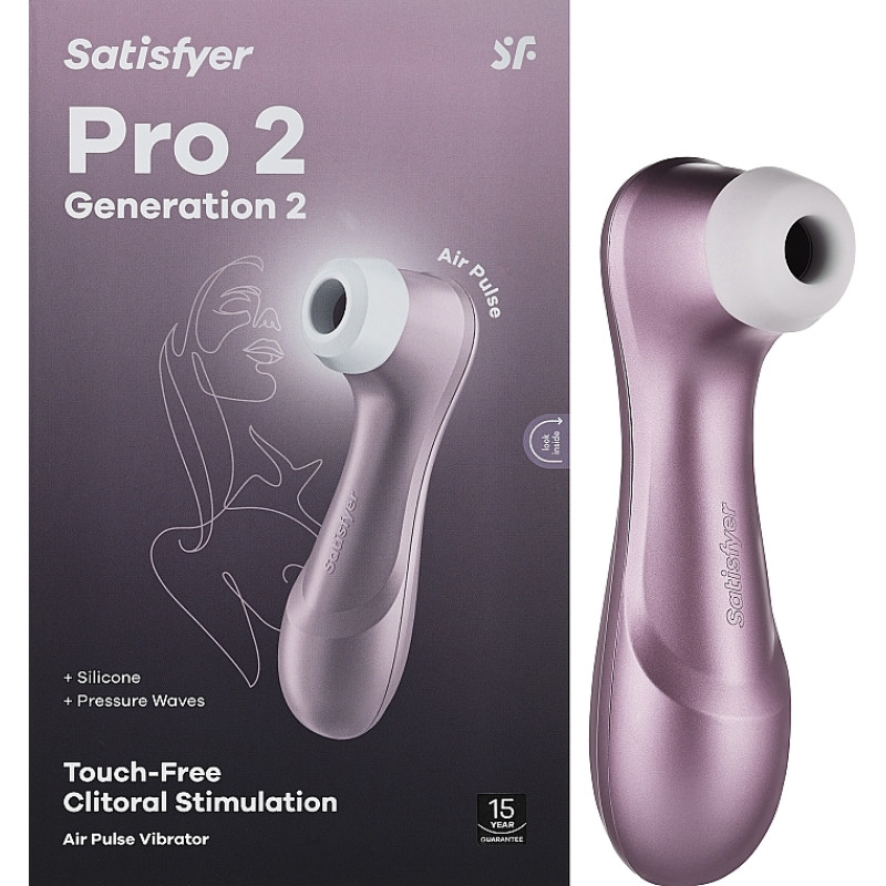 Вакуумно-волновой бесконтактный стимулятор клитора Pro 2 Generation 2 Satisfyer