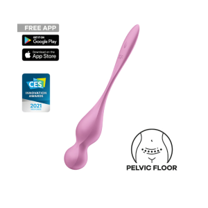 Виброшарики розовые Love Birds 1 Satisfyer (иной угол)