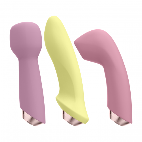 Набор из четырех игрушек Marvelous Four Vibrator & Air Pulse Set Satisfyer