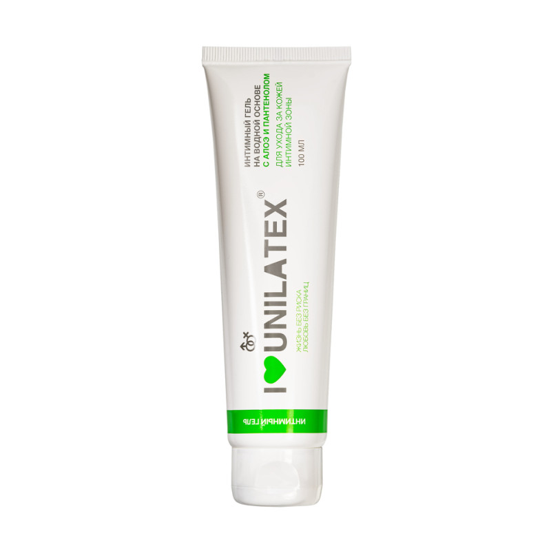Интимный гель на водной основе Unilatex Aloe Vera + Пантенол (100 мл)