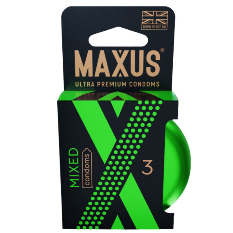 Набор презервативов в железном кейсе MAXUS Mixed 3 шт