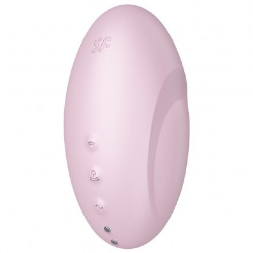 Вакуумно-волновой стимулятор клитора с вибрацией розовый Vulva Lover 3 Satisfyer