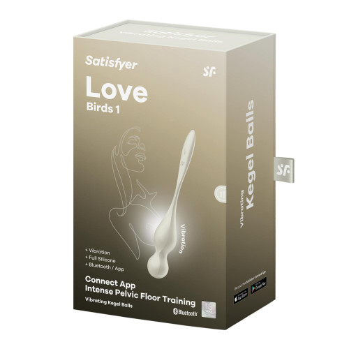 Виброшарики белые Love Birds 1 Satisfyer