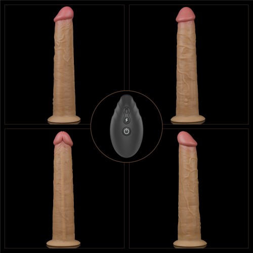 Реалистичный вибратор с ротацией Dual Layered Silicone Rotator 25 см