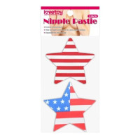 Набор дерзких пэстисов для груди Stars and Stripes Nipple Pasties