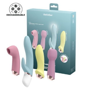 Набор из четырех игрушек Marvelous Four Vibrator & Air Pulse Set Satisfyer