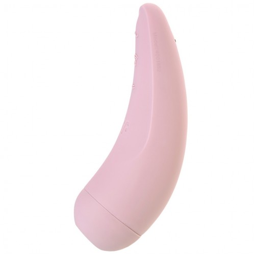 Вакуумно-волновой смарт-стимулятор розовый Curvy 2+ Satisfyer