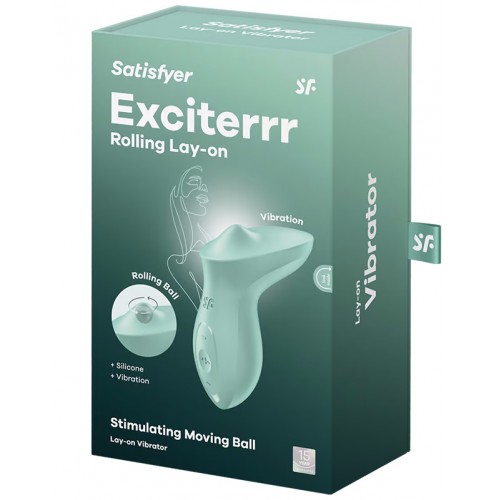 Клиторальный вибростимулятор мятный Exciterrr Satisfyer