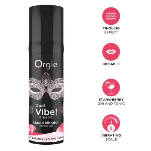 Набор Orgie Vibe! Bullet с вибрирующим гелем Dual Vibe и вибропулей