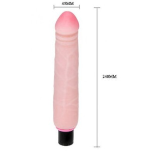 Реалистичный вибратор с мошонкой Realistic Cock (иной угол)