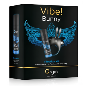Набор Orgie Vibe! Bunny с вибрирующим гелем Sexy Vibe и виброкольцом