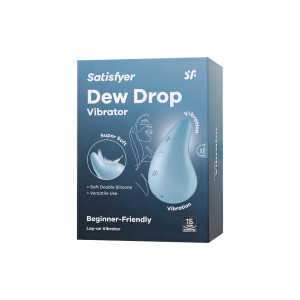 Клиторальный вибростимулятор голубой Dew Drop Satisfyer (иной угол)