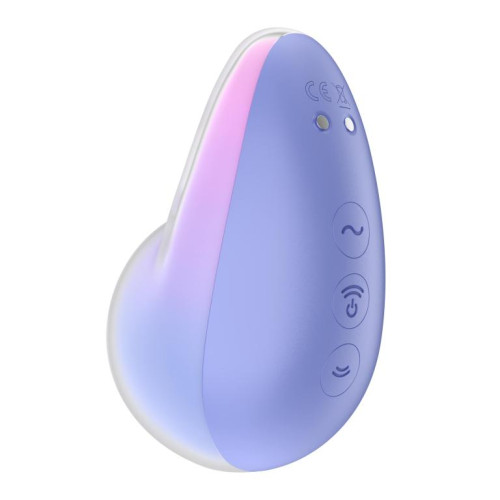 Вакуумно-волновой клиторальный вибратор лилово-розовый Pixie Dust Satisfyer