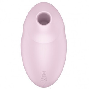 Вакуумно-волновой стимулятор клитора с вибрацией розовый Vulva Lover 3 Satisfyer (иной угол)