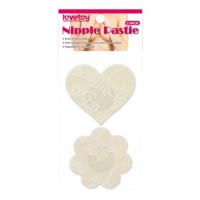 Набор нежных пэстисов для груди Lace Heart and Flower Nipple Pasties