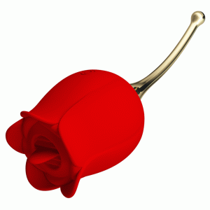 Клиторальный стимулятор Pretty Love Rose Lover в виде розочки (иной угол)