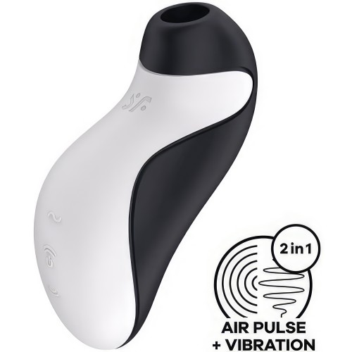 Вакуумно-волновой стимулятор клитора с вибрацией Orca Satisfyer
