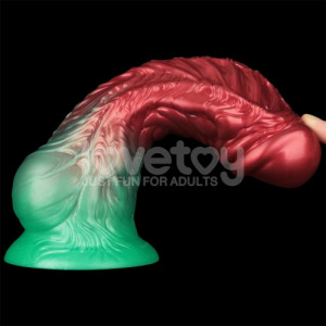 Надувной фаллоимитатор на присоске AERОSX Inflatable Dildo 21 см (иной угол)