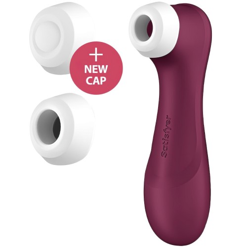 Вакуумно-волновой бесконтактный стимулятор бордовый Pro 2 Generation 3 Satisfyer