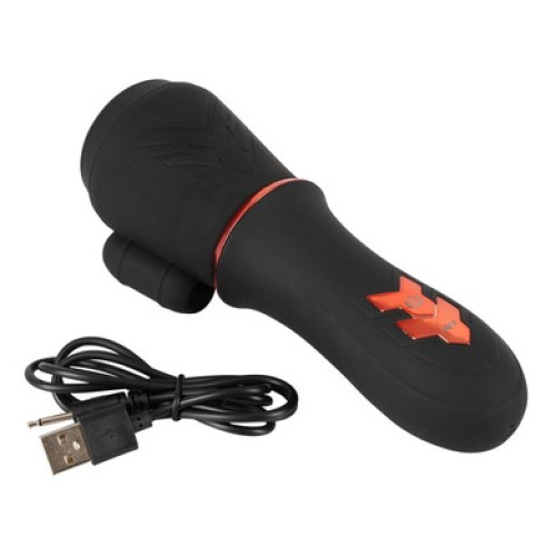 Мастурбатор нереалистичный с вибрацией c 2-мя моторами Rebel Glans Masturbator with 2 Motors