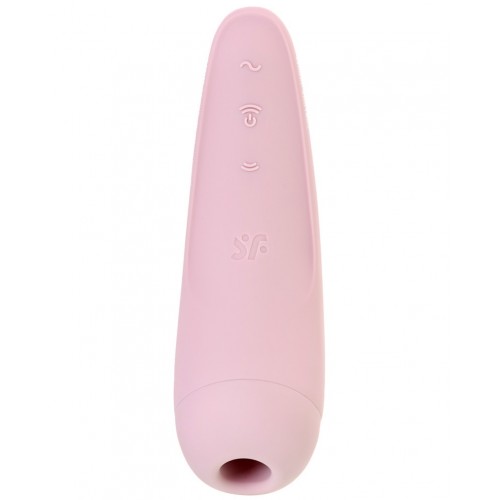 Вакуумно-волновой смарт-стимулятор розовый Curvy 2+ Satisfyer
