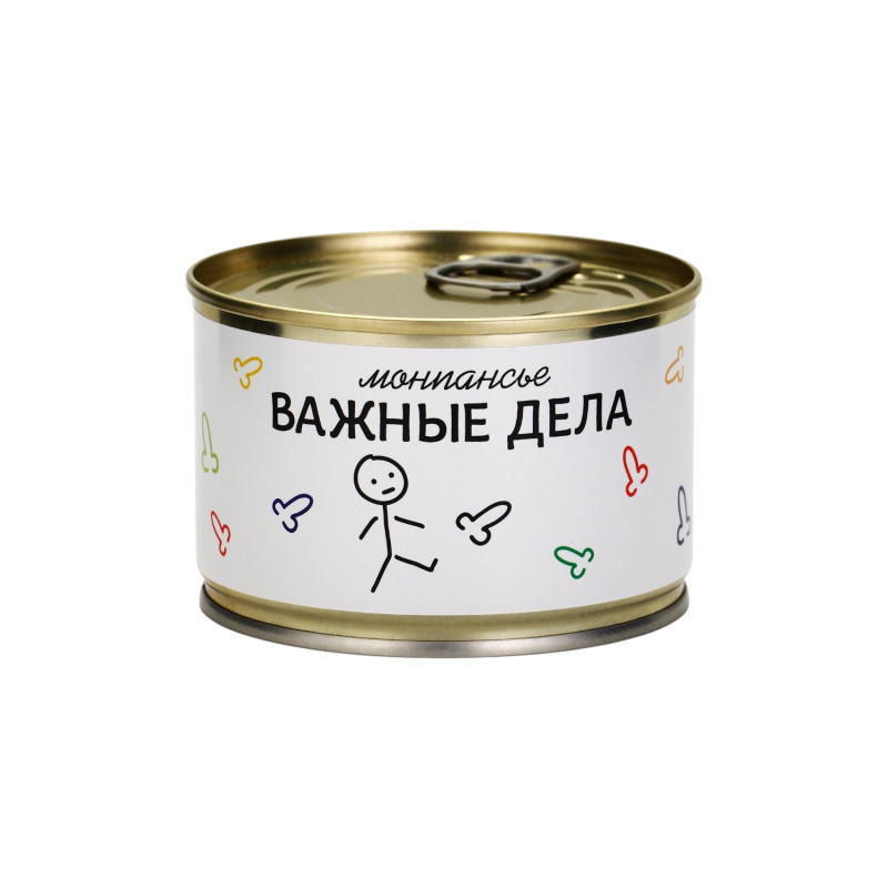 Карамель леденцовая в консервной банке "Важные дела"