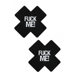 Набор дерзких пэстисов для груди Fuck Me Nipple Pasties (иной угол)