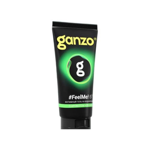 Интимная смазка на водной основе GANZO Feel me лубрикант с ароматом алоэ вера (200 мл)